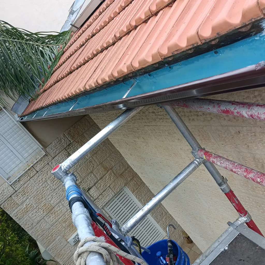 עבודות איטום בגובה איטום קירות בסנפלינג רפאל עובדיה