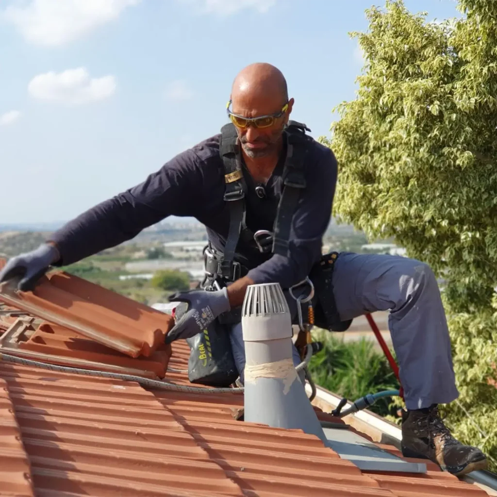 עבודות איטום בגובה איטום קירות בסנפלינג רפאל עובדיה